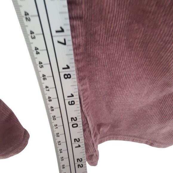 Levis Premium Ribcage Corduroy Straight Ankle Zip - Decadent Chocolate Size 25 - Picture 6 of 11